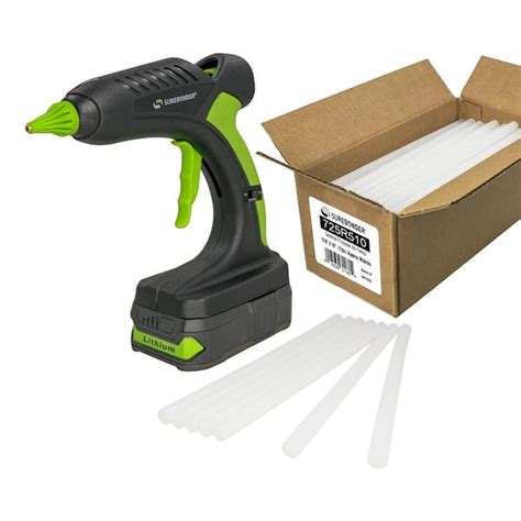 Surebonder 18 Volt Lithium Battery Standard Size Cordless Glue Gun With 94 Sticks Pro2 60