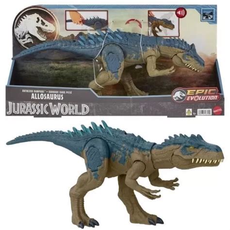 Jurassic World Carnage Sans Piti Allosaurus Avec Attaque Et Sons Hrx