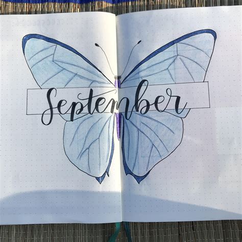 September cover 🦋 : r/bulletjournal