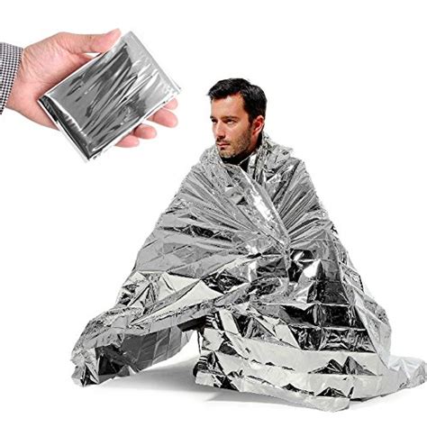 Emergency Silver Mylar Thermal Compact Waterproof Blankets For First