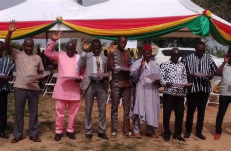 suhum municipal assembly members inaugurated  ghana guardian news