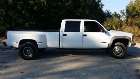 Sell Used 1998 Chevrolet Silverado 3500 Dually Gooseneck No