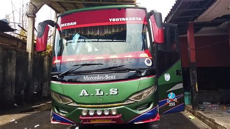 BUS ALS 255 MASIH REPARASI MENJELANG GAS KE MEDAN BUS ALS 221 SUDAH DI