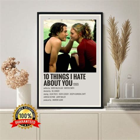 10 Things I Hate About You Movie Poster Wall Film Art Print Etsy Uk