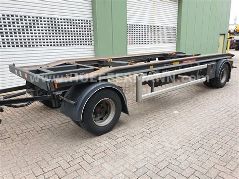 HÜFFERMANN HAR 20 70 LS container chassis trailer for sale Germany