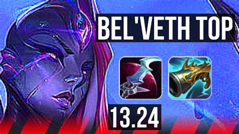 BEL VETH Vs CAMILLE TOP 7 1 4 6 Solo Kills 600 Games Godlike