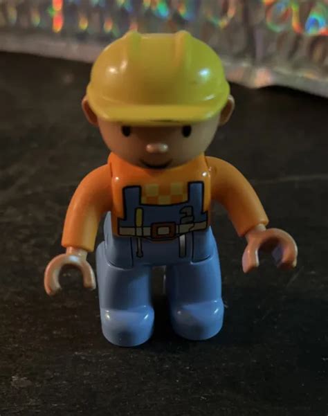 LEGO DUPLO FIGURINE Mann Bob The Builder Construction Worker Hands