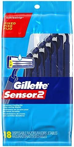 Amazon Gillette Sensor3 Comfort Disposable Razors For Men 12