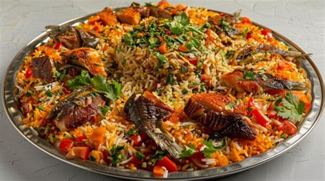 Premium Photo | Delicious Kuwaiti Machboos Rice Platter Recipe