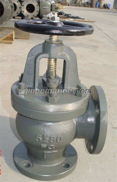 Marine Cast Iron Angle Valve JIS F7306 5K Buy JIS Marine Angle Valve