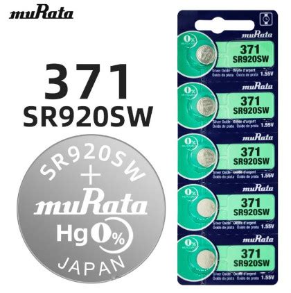 Pin muRata SR920SW Pin 371 Pin đồng hồ muRata SR920SW Pin 371 silver