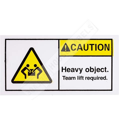 Caution Heavy Object X Rolls Houselabels