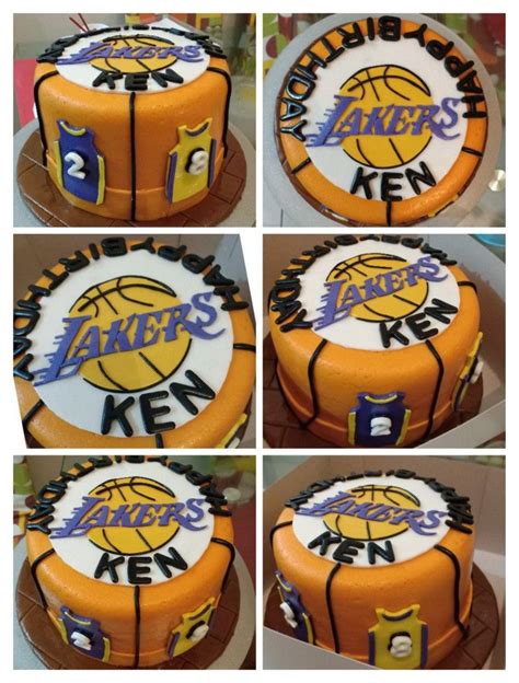 Basketball Cake Basketball Cake Whisk Themed Cakes Lakers Cake