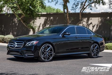 2017 Mercedes Benz E Class With 20 Gianelle Parma In Gloss Black Ball Cut Details Wheels