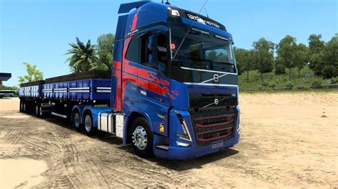 VOLVO FH 2022 NO BITREM 7 EIXOS PUXANDO 40 TONELADAS YouTube