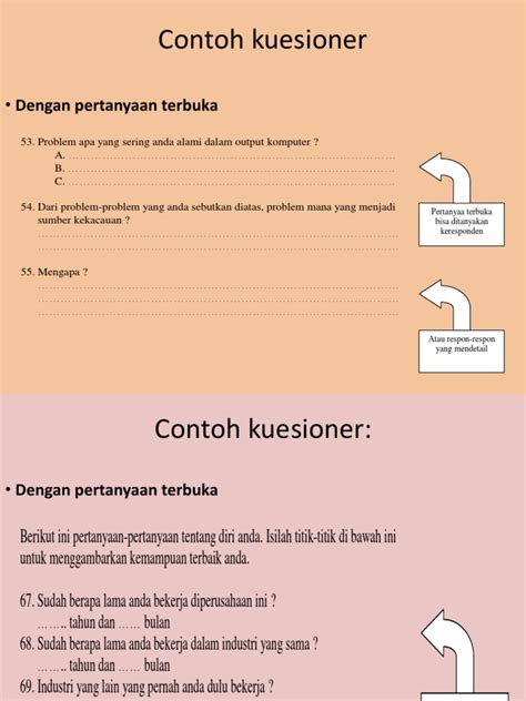 Detail Contoh Kuesioner Terbuka Koleksi Nomer 48