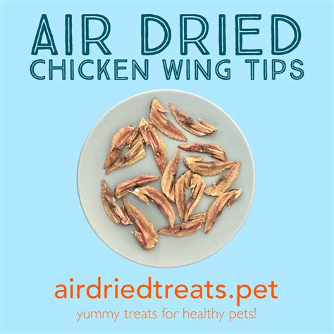 Air Dried Chicken Wing Tips 10pcs - airdriedtreats.pet Single Ingredient