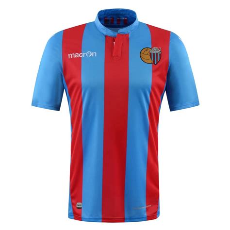 Calcio Catania (Italy) - 2015/2016 Macron Home Shirt Soccer Jersey ...