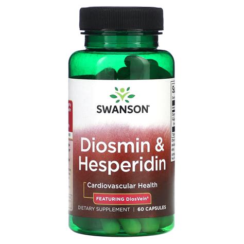 Swanson Diosmin And Hesperidin 60 Capsules