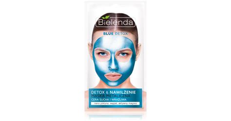 Bielenda Metallic Masks Blue Detox Masque D Toxifiant Et Hydratant Pour