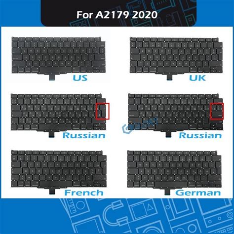 2020 Year New Laptop A2179 Keyboard For Macbook Air 13 A2179 Keyboard Replacement Us Uk Ru Fr