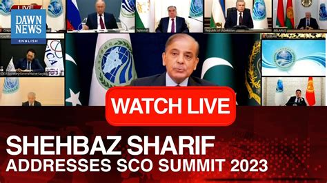 𝐋𝐈𝐕𝐄 Shehbaz Sharif Addresses SCOs Virtual Summit Hosted By India