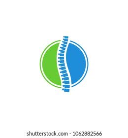 Chiropractic Spine Logo Design Vector Stock Vector (Royalty Free ...