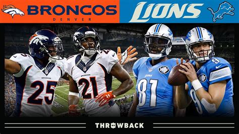 No Fly Zone Dominates Broncos Vs Lions 2015 Week 3 YouTube