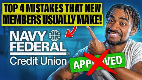 Top 4 MISTAKES That New Navy Federal Members Usually Make YouTube