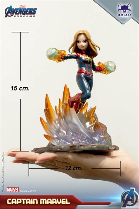 Marvel S Avengers Endgame Premium PVC Captain Marvel Figure TOYLAXY