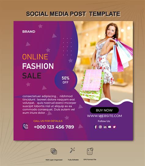 Social Media Post Design Template Behance