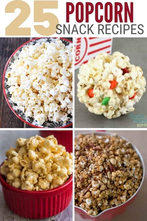 20 Easy And Simple Popcorn Snack Recipes - The Crafty Blog Stalker