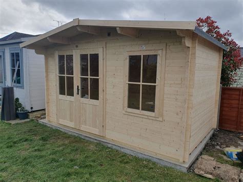 Dunster House Rhine Log Cabin Installation Chelmsford Essex