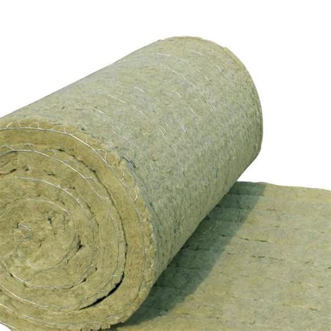 Industrial Basalt Rock Wool Blanket Heat Insulation And Sound Insulation