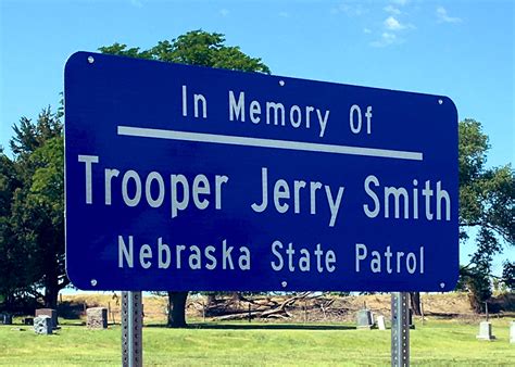 Nebraska State Patrol Honors Trooper Jerry L. Smith - State Troopers ...