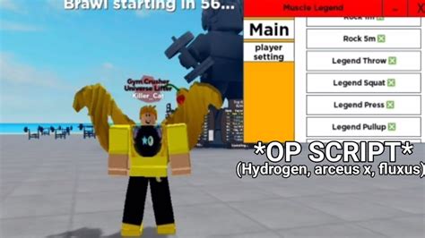 Roblox Hydrogen Muscle Legends Script Kill All Arceus X Hydrogen Fluxus Youtube