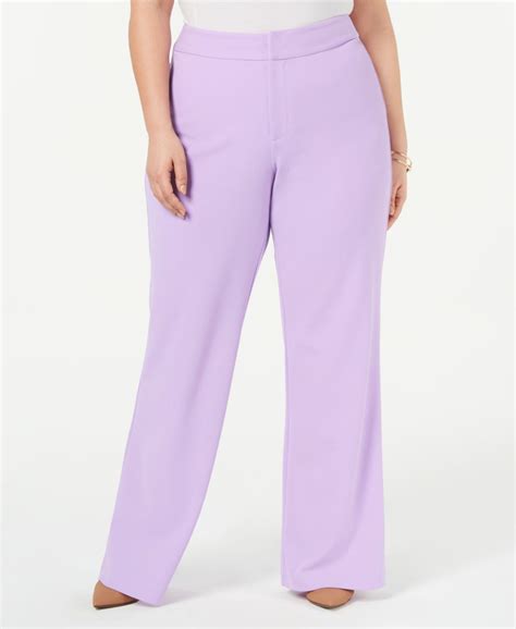 Inc Plus Size 24w Lavender Wide Leg Pants Canerra