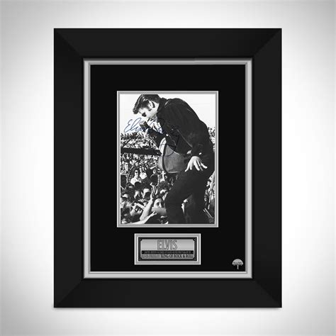 Elvis Presley Live Photo Limited Signature Edition Custom Frame Rare T