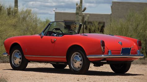 1920x1080 Convertible Alfa Romeo Giulia 1600 Spider Sport Car Red