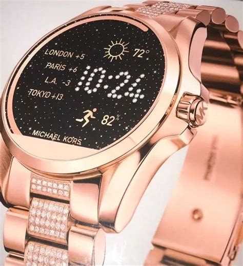 Michael Kors Access Bradshaw Rose Gold Tone Smartwatch Mkt5018 Elisa Fuller News