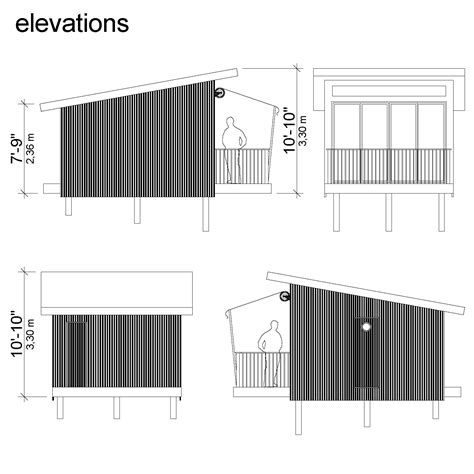 Small House Plans with Shed Roof