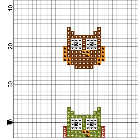 Tiny Autumn Owls Cross Stitch Pattern – Daily Cross Stitch