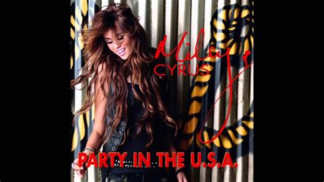 Miley Cyrus Party In The U S A Audio Youtube