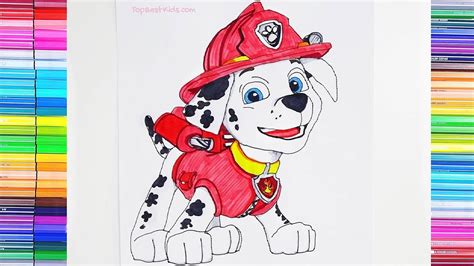 Marshall Paw Patrol Drawing At PaintingValley Explore Collection