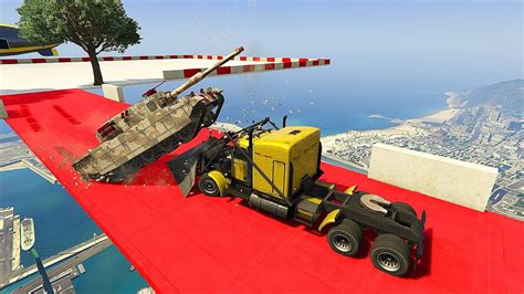 PHANTOM WEDGE VS TANK RACE IN GTA 5 BEAST CHALLENGE YouTube