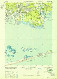 1944 Map of Bay Shore East, Suffolk County, NY — High-Res | Pastmaps