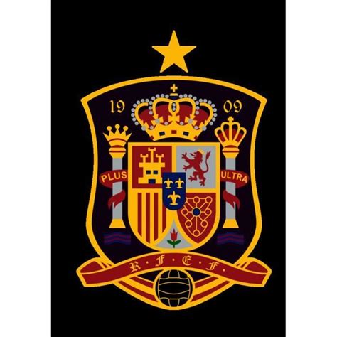 Poster Affiche Blason Espagne Football Equipe National Embleme Sport