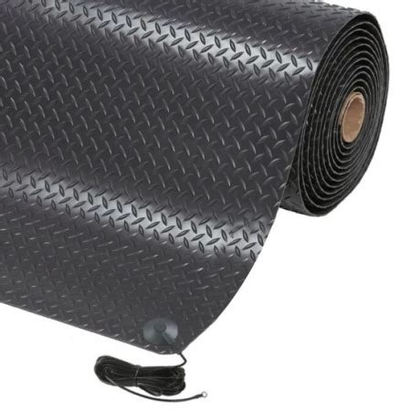 Tapis antistatique antifatigue ESD tôle diamant Revêtements