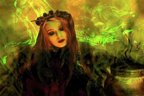 Hedge Witch Digital Art By Lisa Yount Pixels