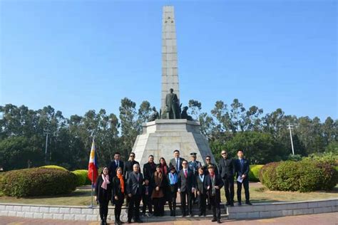 Ika 125 Anibersaryo Ng Pagkabayani Ni Dr Jose Rizal Ginunita Sa Jinjiang